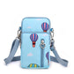 seraCase Cute Casual Neck Phone Pouch for Small QQ Sky Blue