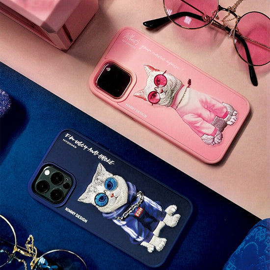 seraCase Luxury 3D iPhone Fashion Cover for iPhone 12 / Blue