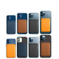 seraCase Silicone iPhone Case & Leather MagSafe Wallet Combo for