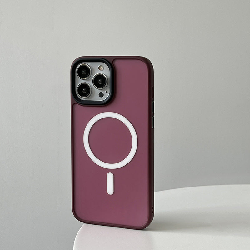 seraCase Ultra Thin Shockproof MagSafe iPhone Case for iPhone 14 Pro Max / Red