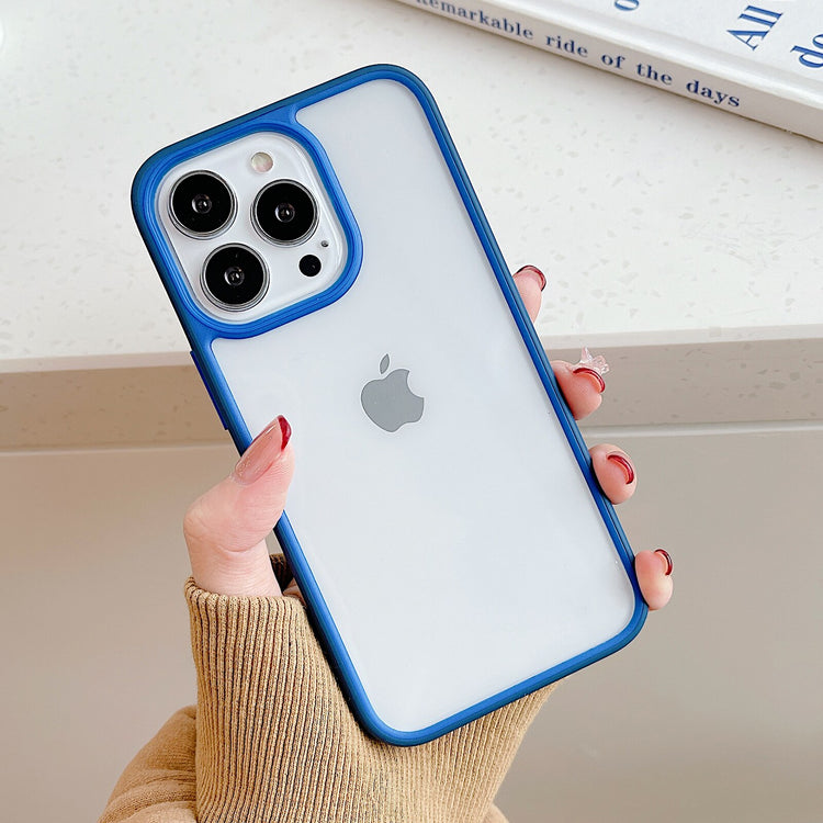 seraCase Shockproof Candy Color Transparent iPhone Case for iPhone 13 Pro Max / Dark Blue