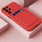 seraCase Stylish Samsung Case With Card Holder for Samsung S22 Ultra / Orange
