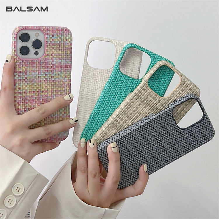 seraCase Luxury Woven Fabric iPhone Case for