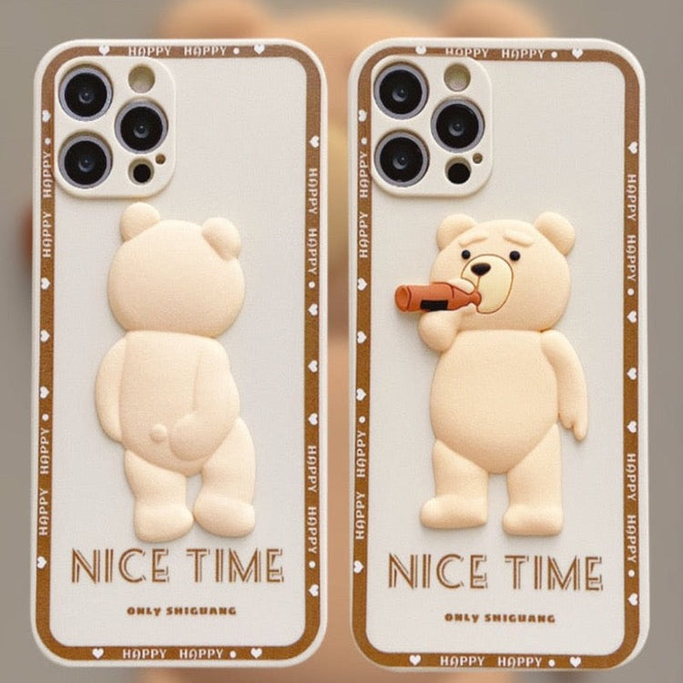 seraCase Cartoon Teddy Bear iPhone Case for
