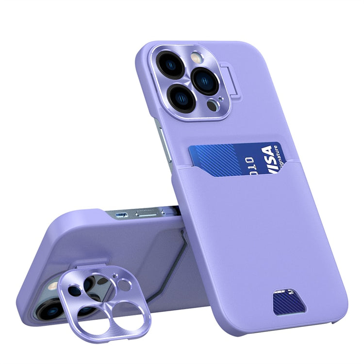 seraCase Elegant and Colorful iPhone Case with Wallet for iPhone 12 / Purple