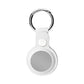 seraCase Leather Apple AirTag Key Holder for White 1