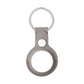 seraCase Leather Keyring for Apple AirTag for Gray