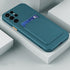 seraCase Stylish Samsung Case With Card Holder for Samsung S22 / Dark Green
