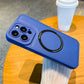 seraCase Cute Leather MagSafe iPhone Case for iPhone 14 Pro Max / Blue