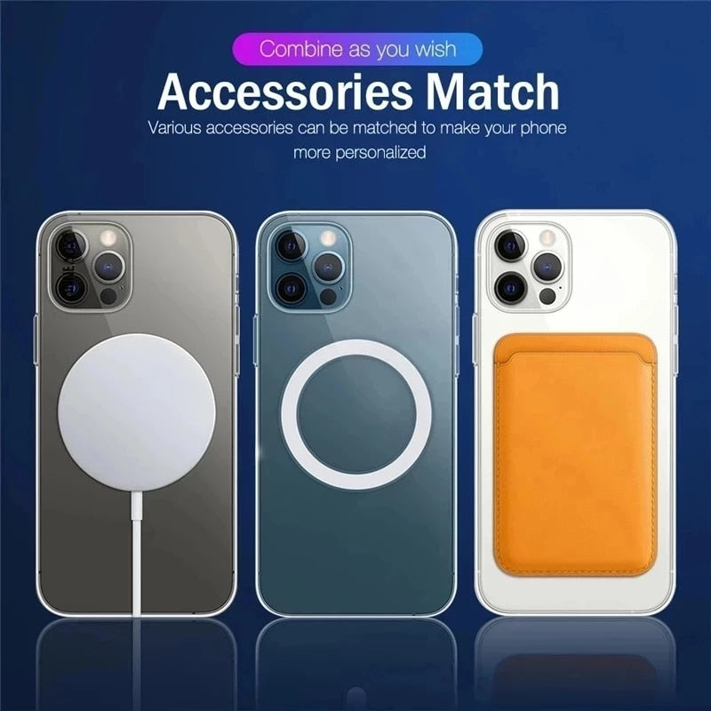 seraCase MagSafe Leather iPhone Wallet with MagSafe Ring for