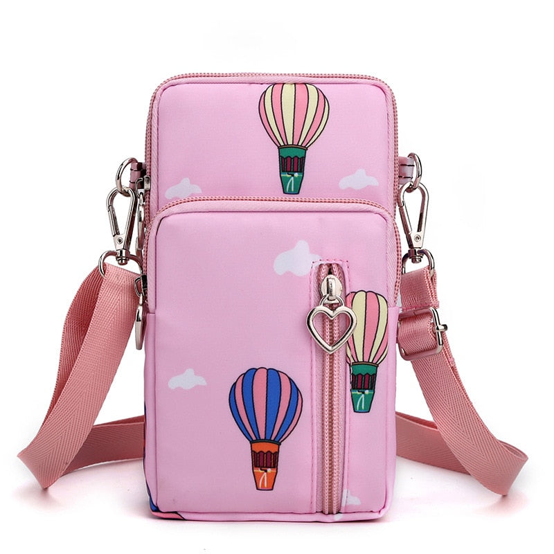 seraCase Cute Casual Neck Phone Pouch for Large QQ Pink 1