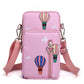 seraCase Cute Casual Neck Phone Pouch for Large QQ Pink 1