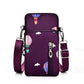 seraCase Shoulder Phone Pouch with Arm Band for Large QQ Purple