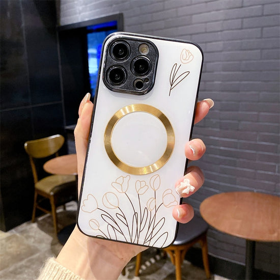 seraCase Shockproof Printed MagSafe Compatible iPhone Case for iPhone 14 Pro Max / Design 2