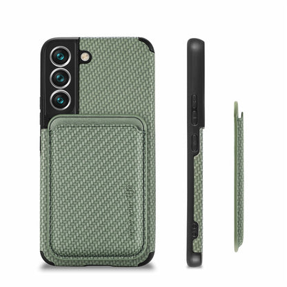 seraCase Luxury Vegan Leather Detachable Card Holder Samsung Case for Samsung S23 Ultra / Green