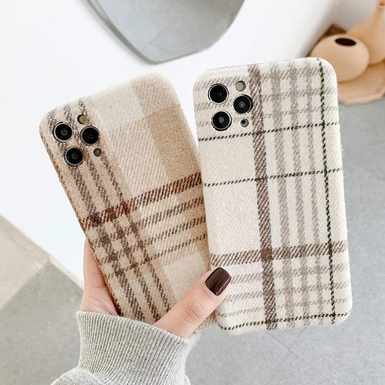 seraCase Woollen Plaid iPhone Case for