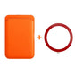 seraCase MagSafe Leather iPhone Wallet with MagSafe Ring for Orange