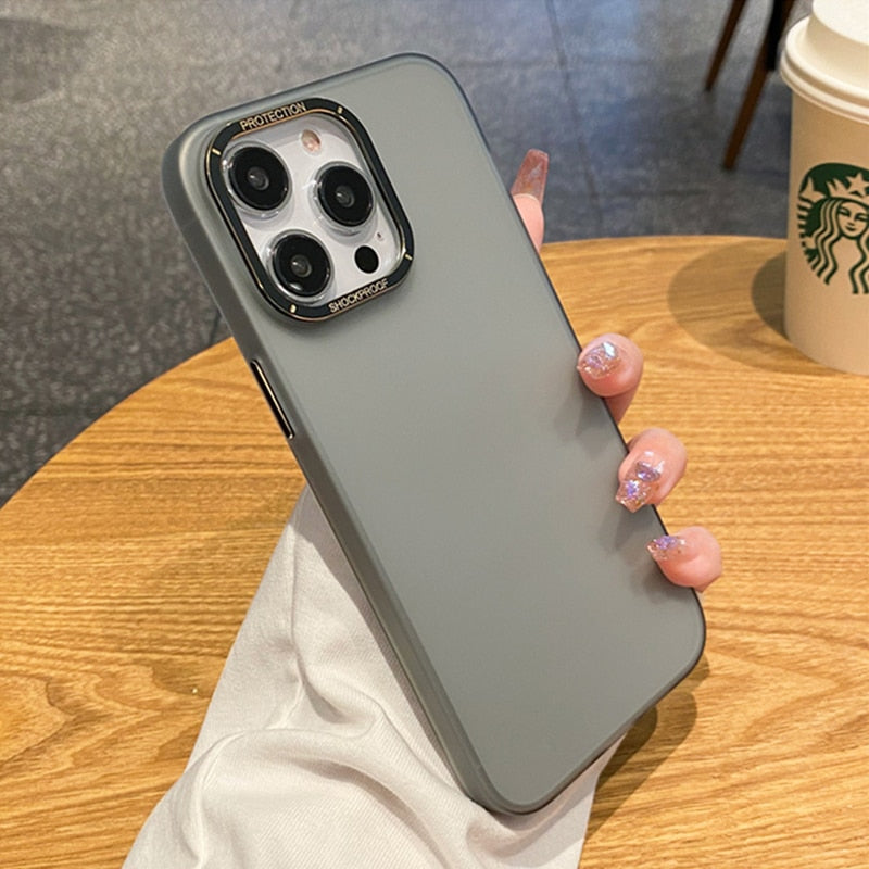 Luxury Metal Translucent iPhone Case | seraCase