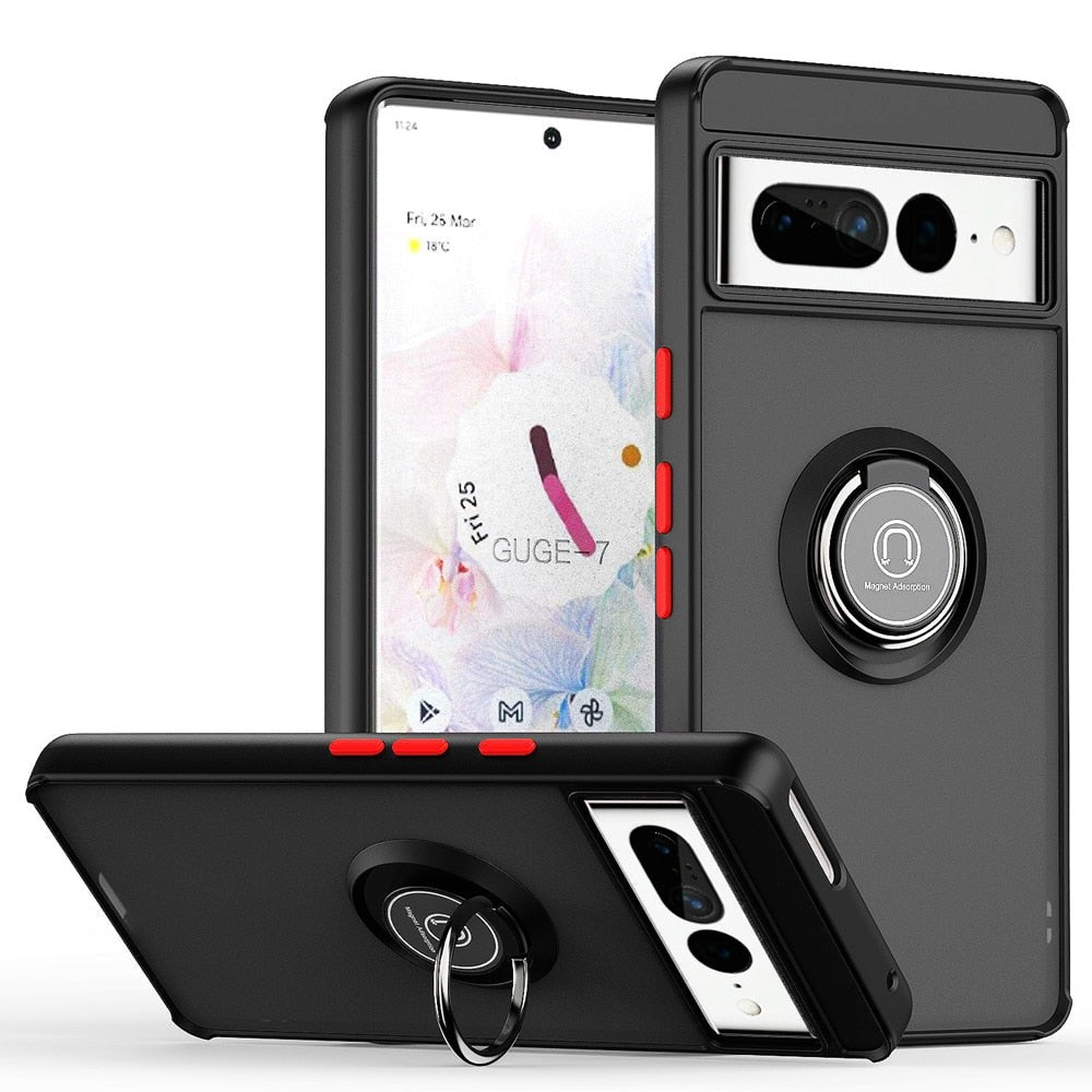 seraCase Sturdy Ring Stand Armor Pixel Case for