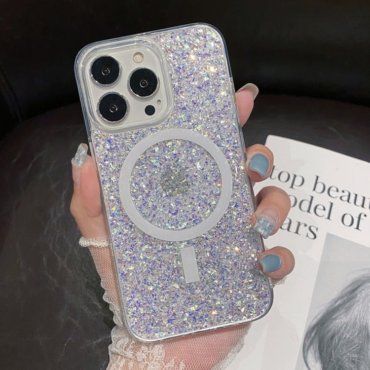 seraCase Glittery Shockproof MagSafe Compatible iPhone Case for iPhone 14 / Purple