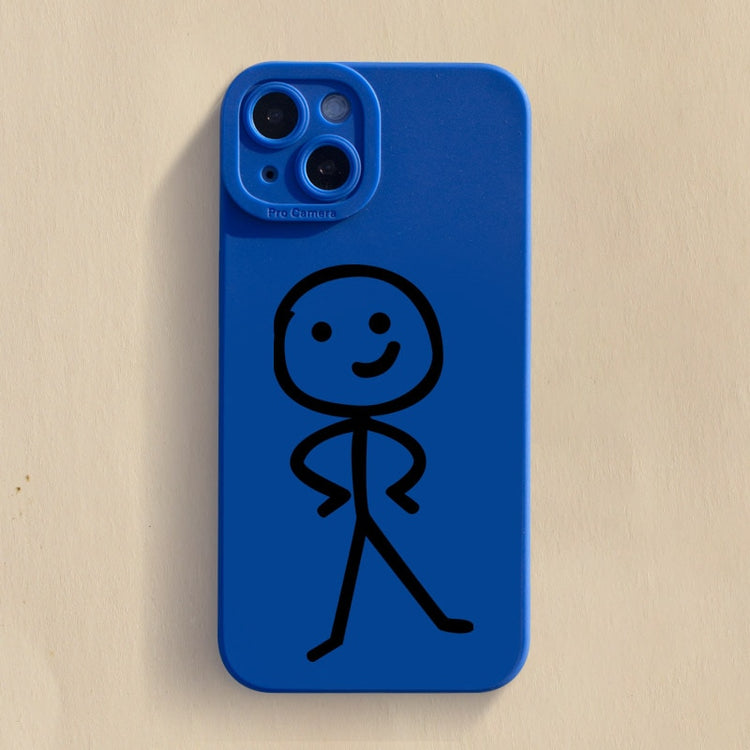 seraCase Fingerup Cartoon iPhone Case for iPhone 14 Pro Max / Blue - 3