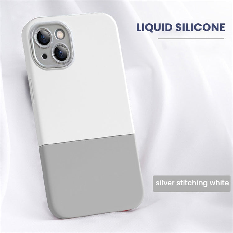 seraCase Contrasting Matte iPhone Case for iPhone 14 Pro Max / White - Gray