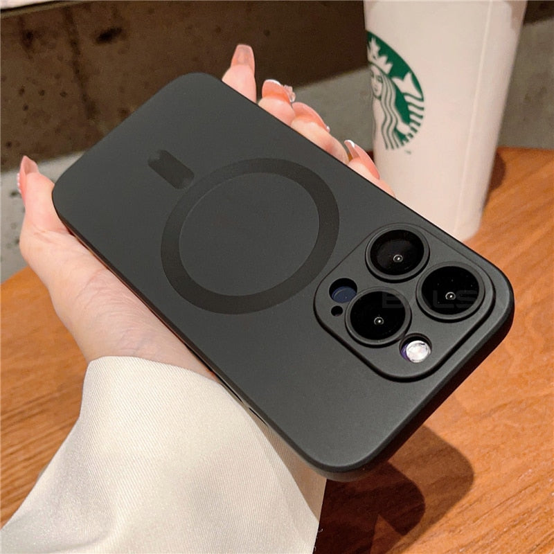 seraCase Matte Finish Soft Silicone iPhone Case for iPhone 14 Pro Max / Black