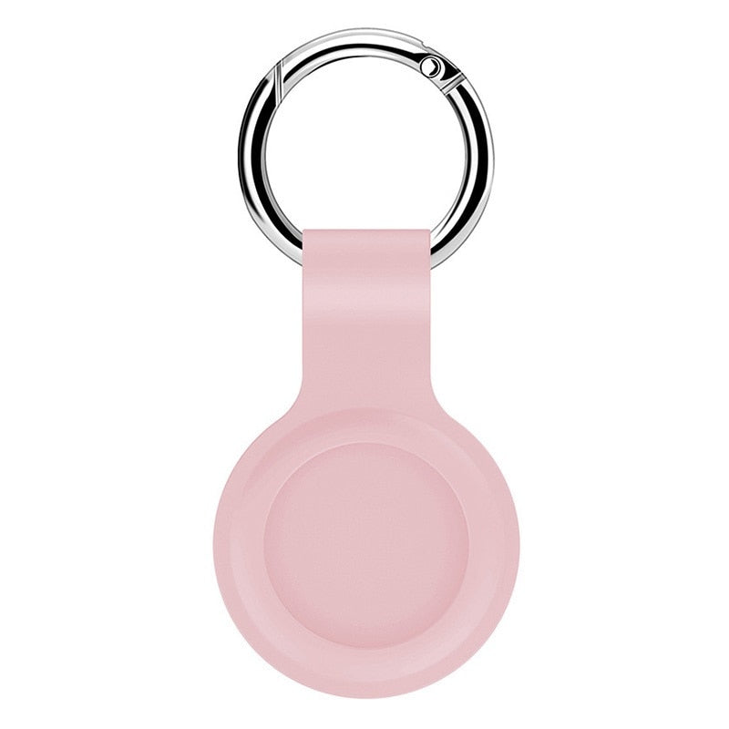 seraCase Colorful Silicon Apple AirTag Case for Pink