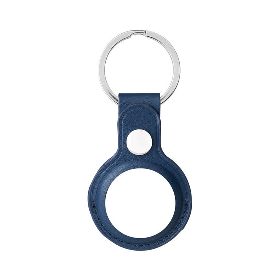 seraCase Leather Keyring for Apple AirTag for Blue