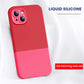 seraCase Contrasting Matte iPhone Case for iPhone 14 Pro Max / Red - Pink