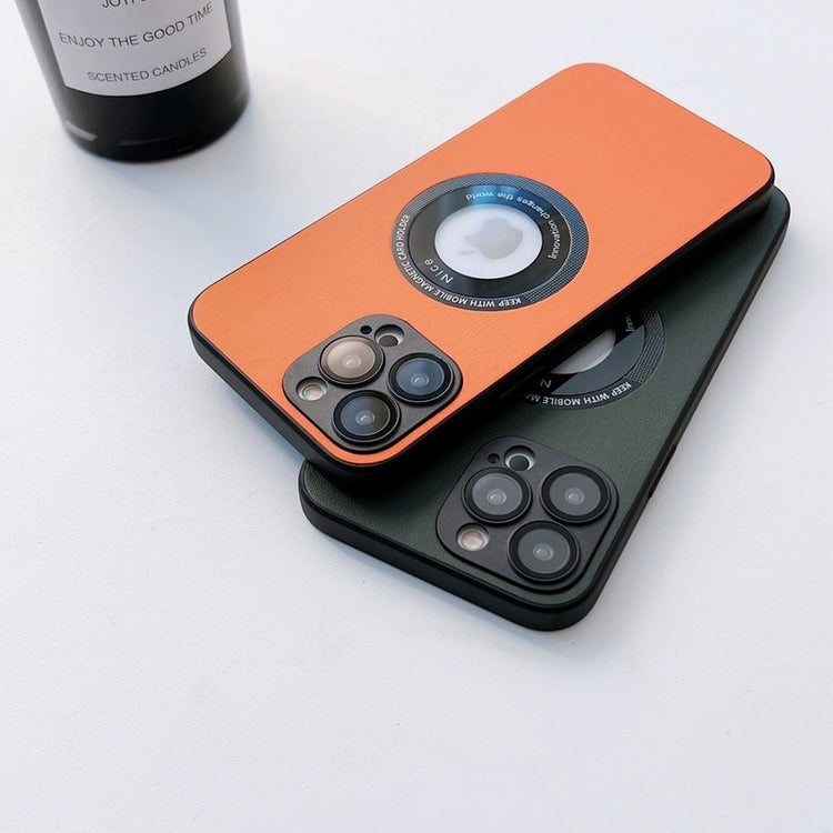 seraCase Elite Leather iPhone Case with Logo Hole for