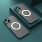 seraCase Shockproof Armor MagSafe Compatible iPhone Case for iPhone 15 Pro Max / Black Green