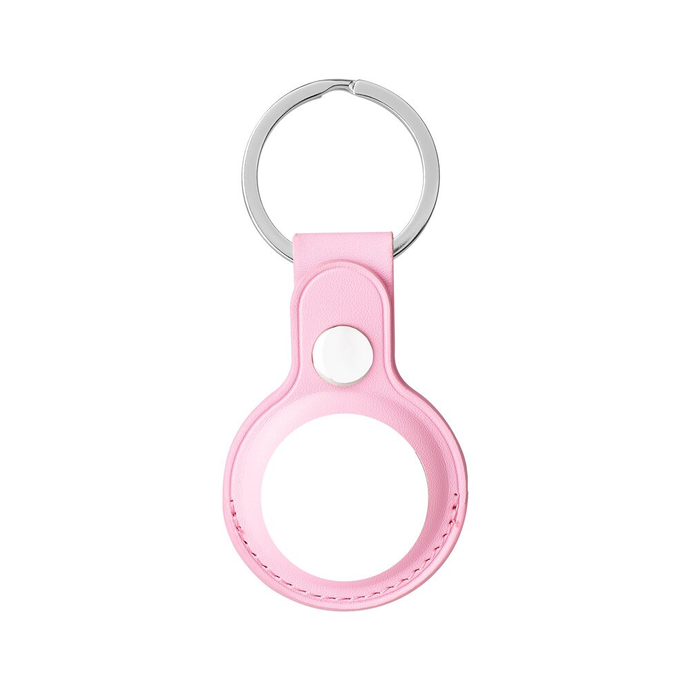 seraCase Leather Keyring for Apple AirTag for Pink