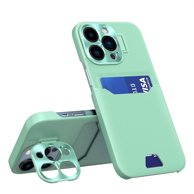 seraCase Elegant and Colorful iPhone Case with Wallet for iPhone 12 / Mint Green
