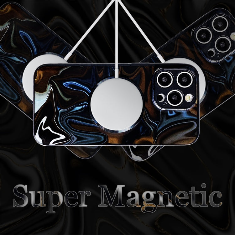 seraCase Elegant Magnetic Marble iPhone Case for