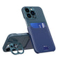 seraCase Elegant and Colorful iPhone Case with Wallet for iPhone 12 / Dark Green & Dark Blue