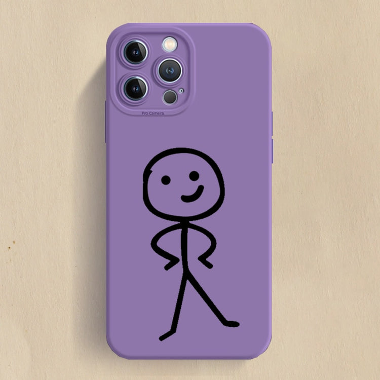 seraCase Fingerup Cartoon iPhone Case for iPhone 14 Pro Max / Purple - 3