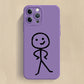 seraCase Fingerup Cartoon iPhone Case for iPhone 14 Pro Max / Purple - 3