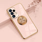seraCase Cute Electroplated Samsung Case With Ring Holder for