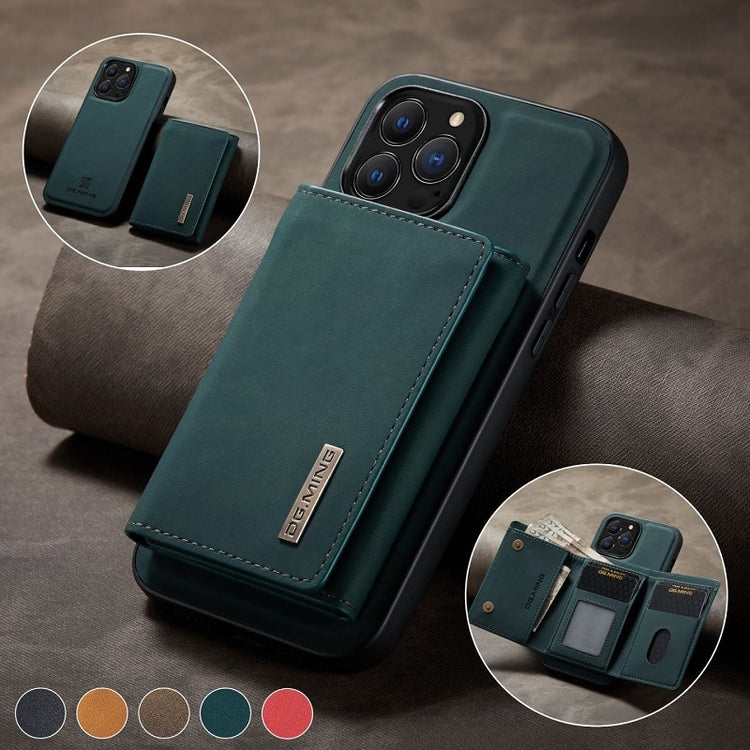 seraCase Smart Leather iPhone Case with Detachable MagSafe Wallet for