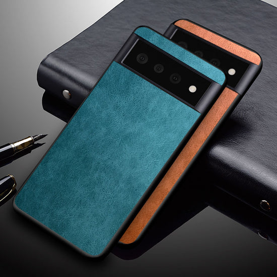 seraCase Premium Leather Pixel Phone Case for