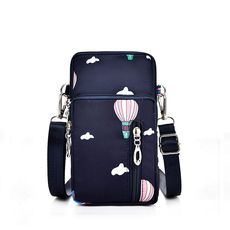 seraCase Cute Casual Neck Phone Pouch for Small QQ Blue