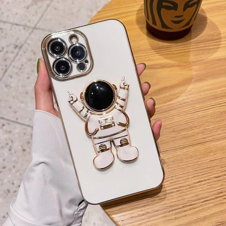 seraCase Glamorous Astronaut Stand iPhone Case for iPhone 13 Pro Max / White