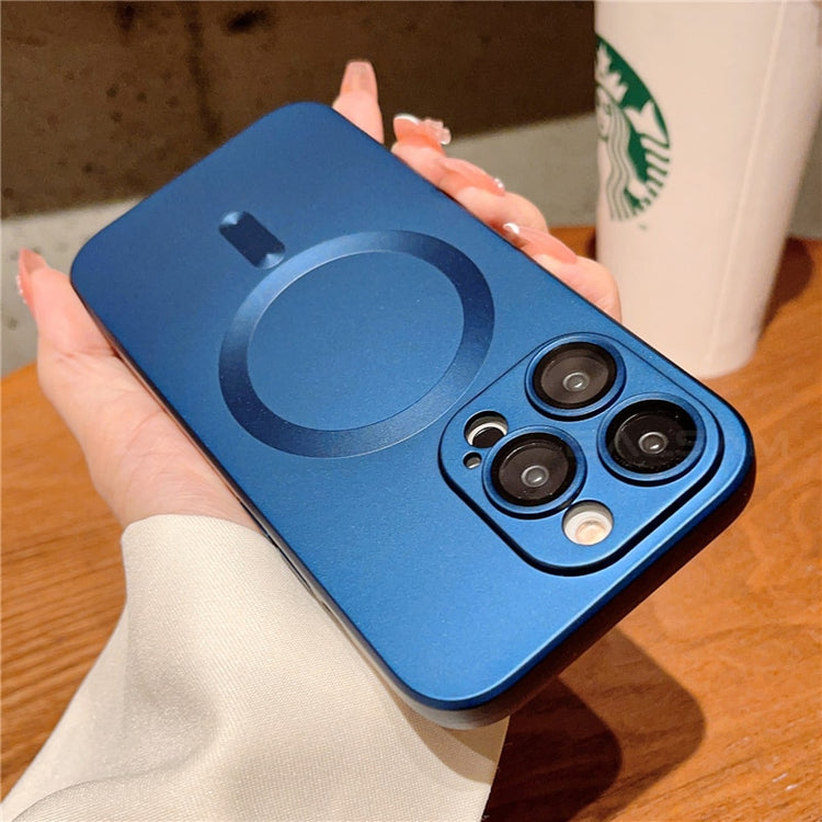 seraCase Matte Finish Soft Silicone iPhone Case for iPhone 14 Pro Max / Navy Blue