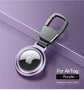 seraCase Apple AirTag Metal Magnetic Case with Key-hook for Purple