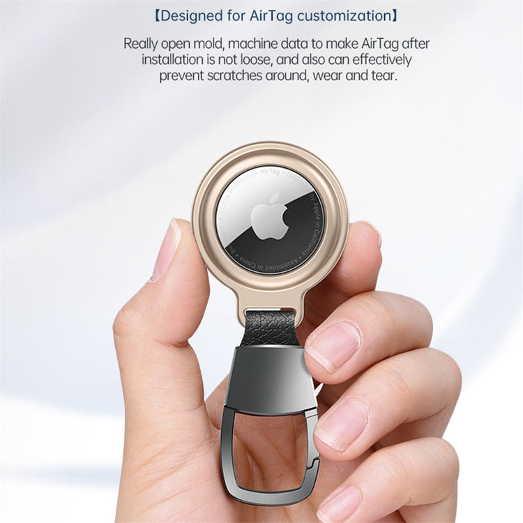 seraCase Apple AirTag Metal Magnetic Case with Key-hook for