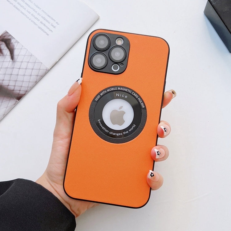 seraCase Elite Leather iPhone Case with Logo Hole for