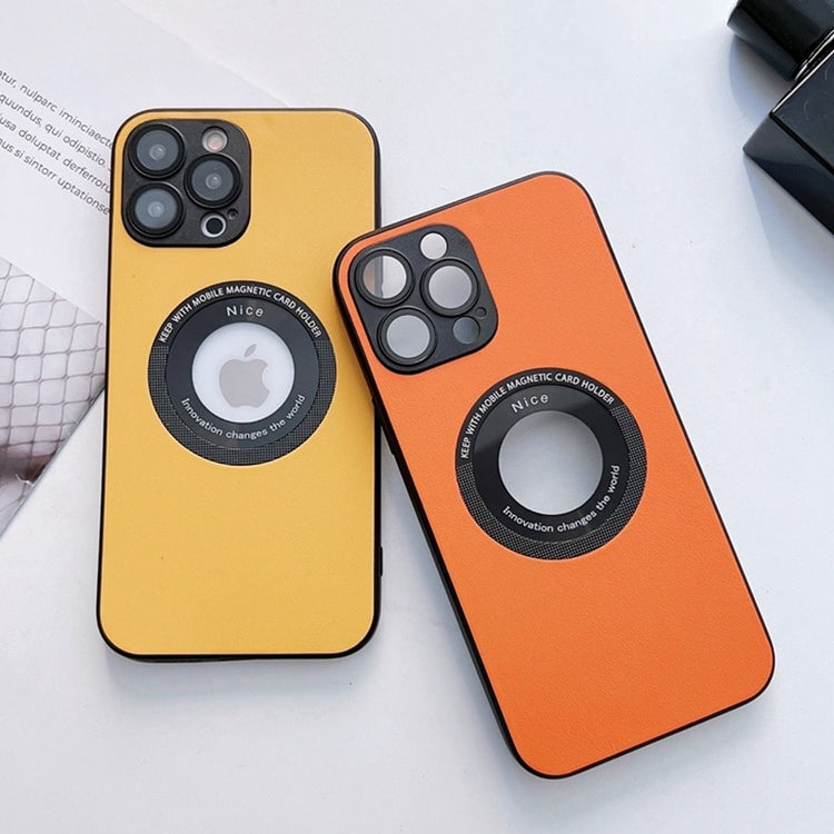 seraCase Elite Leather iPhone Case with Logo Hole for