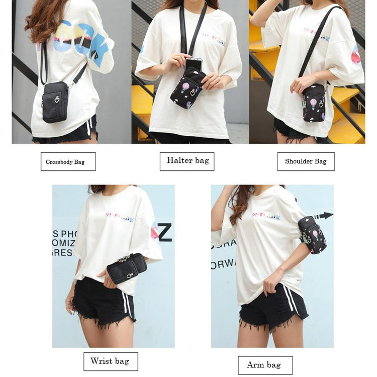 seraCase Shoulder Phone Pouch with Arm Band for