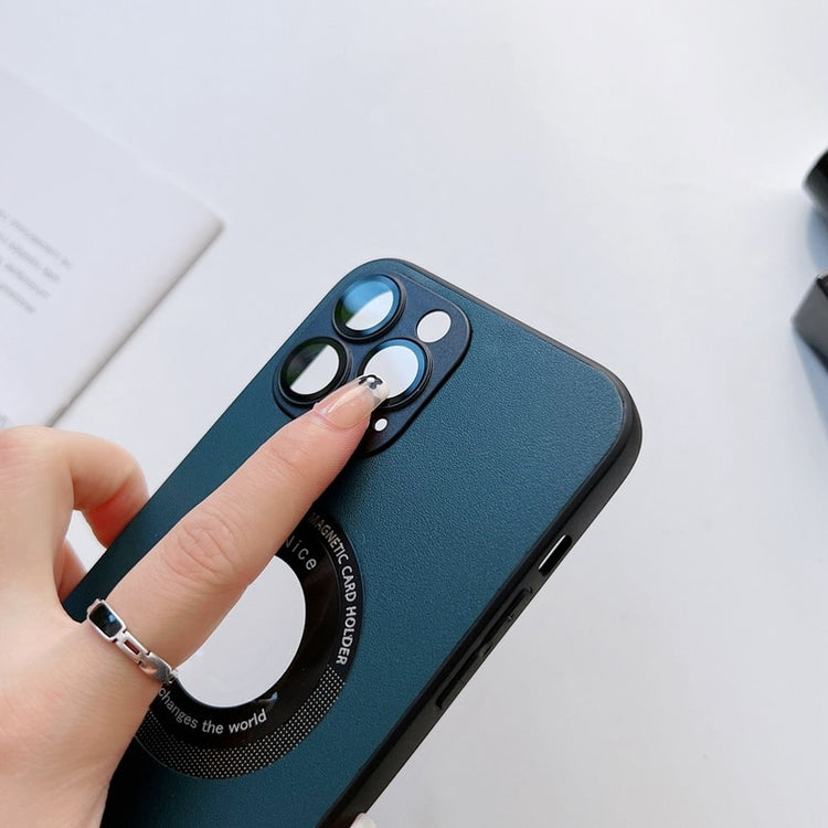 seraCase Elite Leather iPhone Case with Logo Hole for